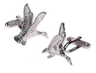 Duck in Flight Cufflinks in Onyx Art of London Presentation Gift Box