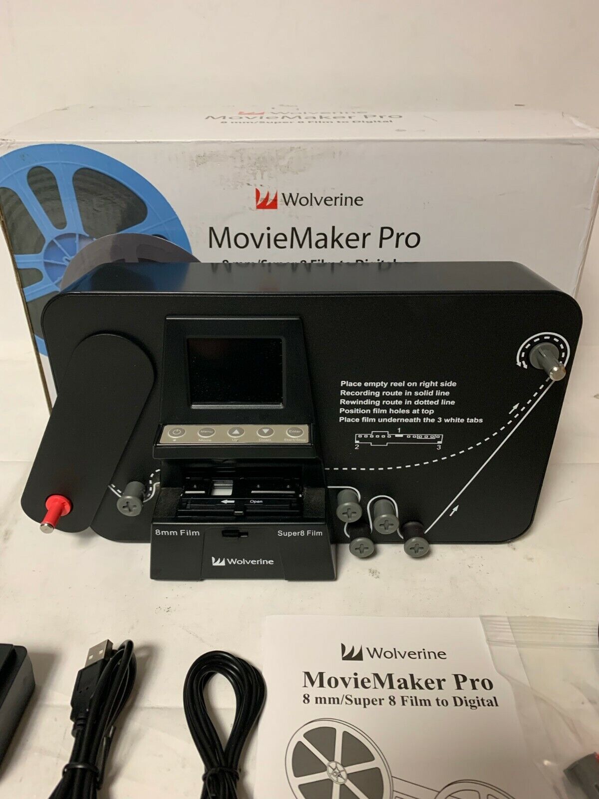 Wolverine – Convertisseur digital MovieMaker Pro de bobine de 8 mm