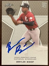 BRAYLON BISHOP AUTO SIGNED 2020 