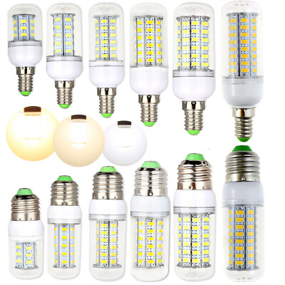 E27 E14 LED Maislampe Glühbirne 3W-15W  Warmweiß Kaltweiß  5730 SMD Lampe 220V