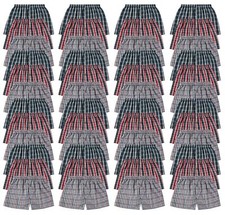 BILLIONHATS 48 Packs Mens Boxer Briefs Wholesale, Colorful Cotton Mens Underwear