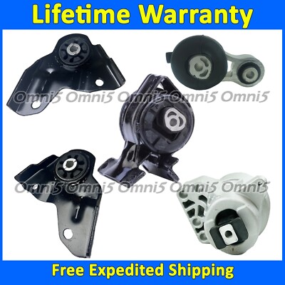 K4293 Motor & Trans & Differential Mount Set For 2013-14 Ford Edge 3.5L AWD AUTO
