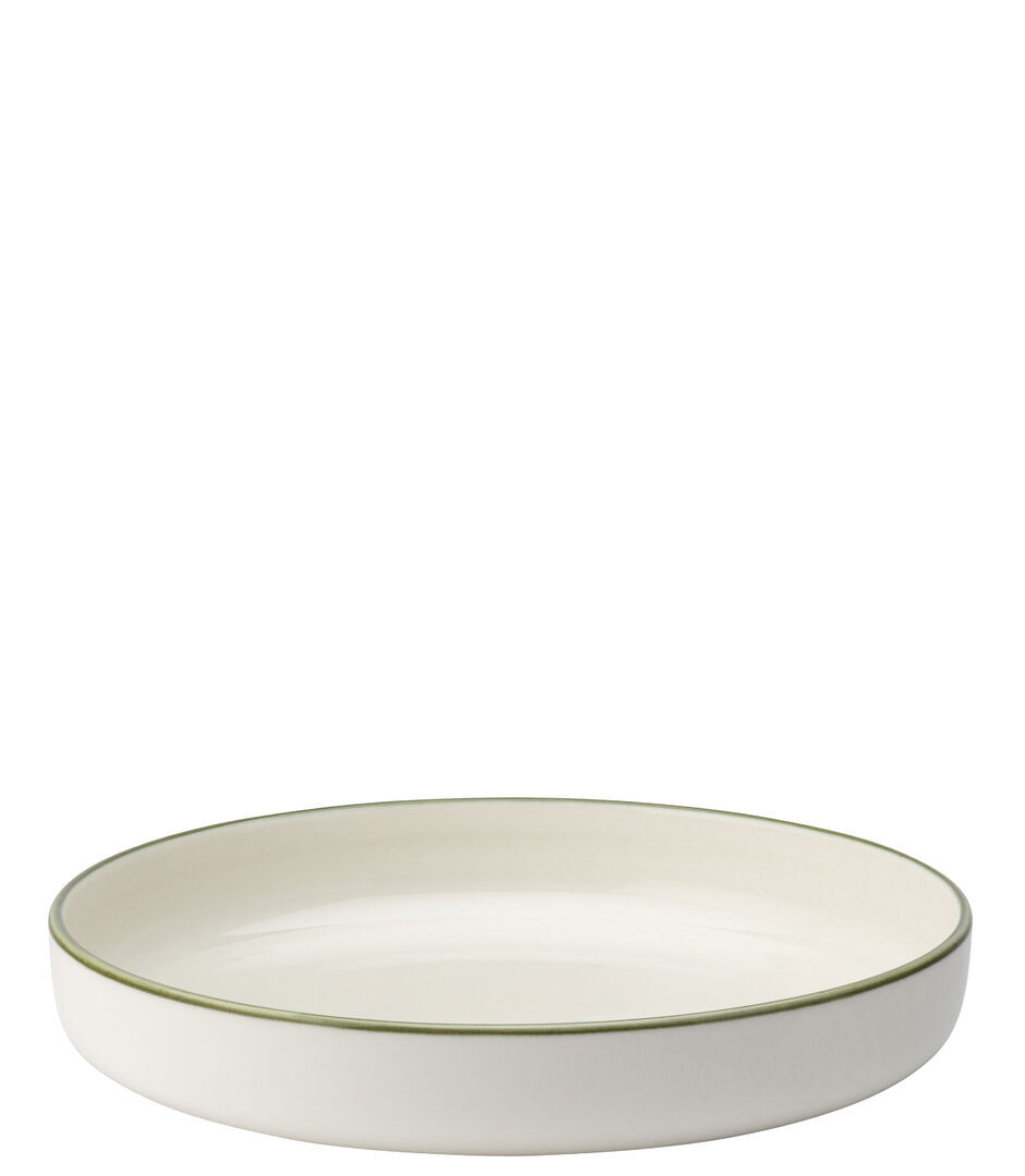 Homestead Vitrified Bowl Porcelain Olive Presentation Set 9.5"" (24Cm) Pack Of 6