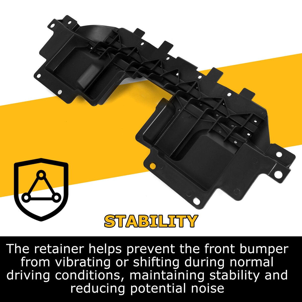 Front Bumper Retainer Black For Nissan NV200 2013-2021 17 18 19 20