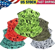 Winter Outdoor Neck Warmer Gaiter Printed Mask Thermal Scarf for Cold Weather US