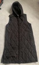 Women’s/girls Primark Black Quilted Gilet Waistcoat  XS