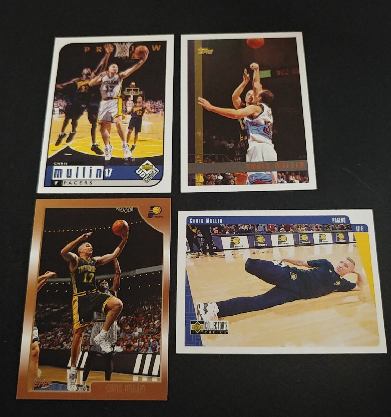 Chris Mullin Lot Of 4 Nba Basketball Cards - Indiana Pacers All-Star