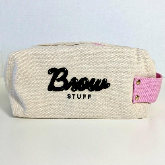 Benefit Cosmetics San Francisco 2020 Brow Stuff Varsity Bag Make Up Bag