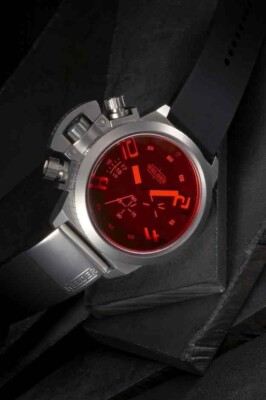 Welder XL 48 mm Herrenuhr Quartz Uhr Analog K24 3800- Set im Koffer  Chronograph