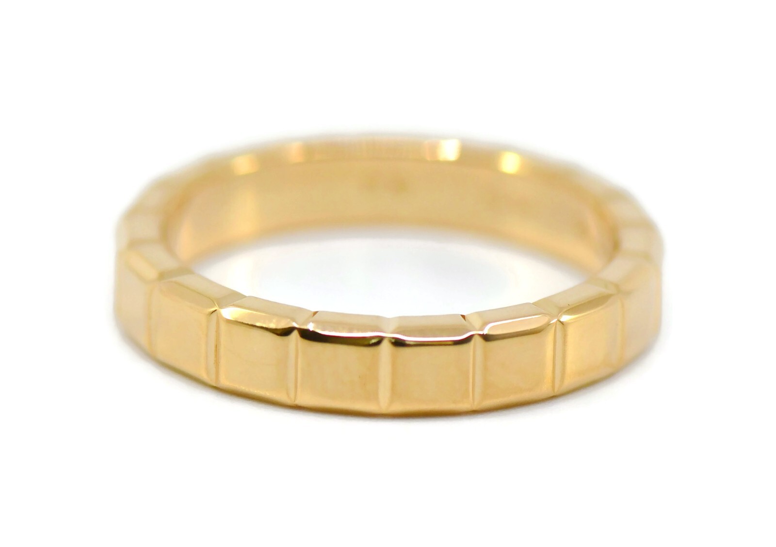 Chopard Ice Cube 18K Yellow Gold Ring Size 9 829834