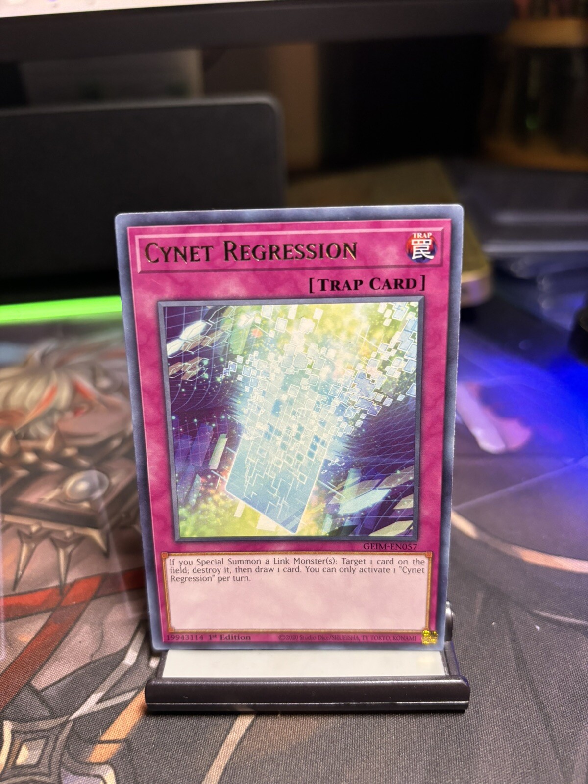 Yu-Gi-Oh! Cynet Regression 1st Ed. GEIM-EN057 Rare NM/LP x1