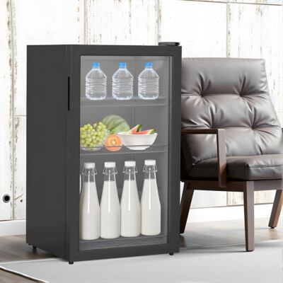 Compressor Fridge Counter Top Small Refrigerator Drinks Cooler