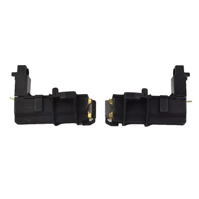 Black 2pcs Carbon Brushes Washing Machine Washer Replacement Part for Indesit