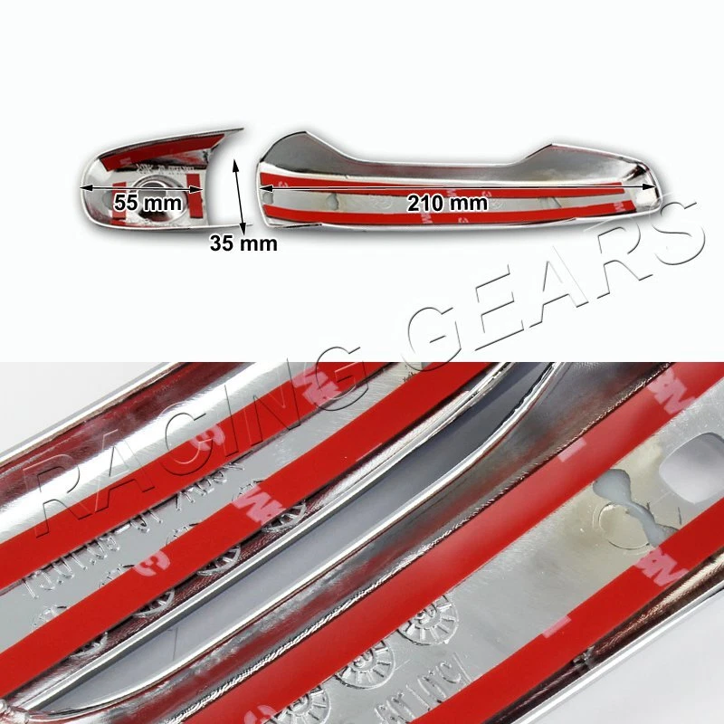 KIT DE EMBELLECEDORES TAPAS MANIJA PUERTA ESPEJO CROMADO 8 PIEZAS PARA FORD EXPLORER 11-16 Foto 2 de 2