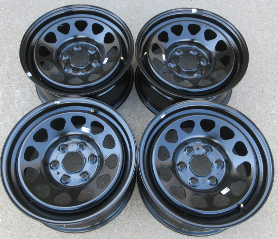 2000-2026 17" Chevy Tahoe OEM black wheels 8130