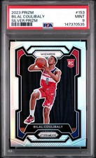PSA 10 2023 Panini Prizm Bilal Coulibaly #153 Silver Holo RC Rookie Low POP 🔥🧊