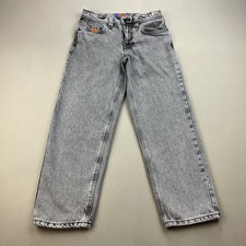 Empyre Jeans Womens 25 Gray Denim Relaxed Baggy Fit Straight Skate Charcoal Wash