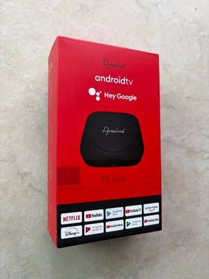 Dynalink 4K Android TV Streaming Device HDR Media Player Dolby Audio