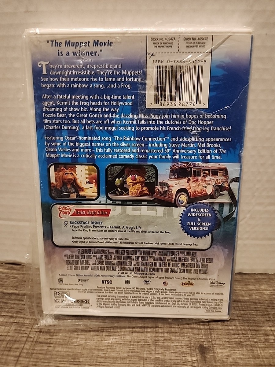 The Muppet Movie (DVD, 2005, Kermits 50th Anniversary Edition