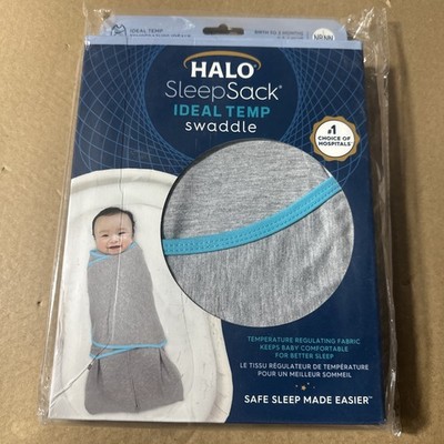 HALO Innovations Sleepsack Swaddle Wrap Ideal Temperature/ NB/NN