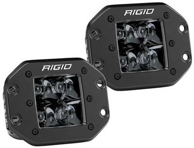 RIGID Industries 212213BLK D-Series PRO Midnight Edition, Spot Optic, Flush Moun