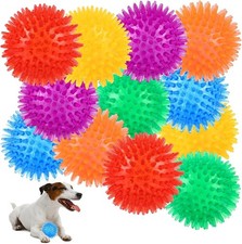 12 St&uuml;ck Hundespielzeug Quietschend Klein Quietschspielzeug Hund, 6cm Gummb&auml;lle