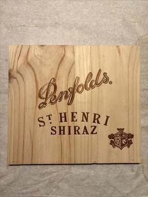 1 Rare Wine Wood Panel Penfolds St. Henri Shiraz Vintage CRATE BOX 9/25 663