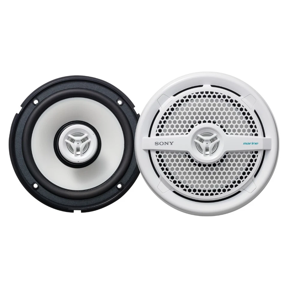 Altavoces marinos de 2 vías Sony XSMP1621 6,5" resistentes al agua 70 vatios RMS (blanco) Foto 2 de 4