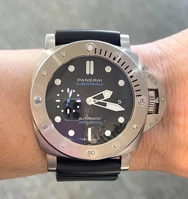 Panerai Luminor Submersible 1950 Automatik Titan Uhr PAM01305 - Bild 1 von 4