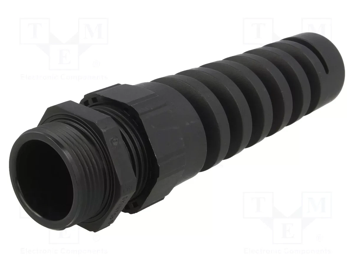 Produktbild von Gummi-Kabelverschraubungen – Zugentlastung Für Elektrowerkzeuge, Set Mit 10 Stück (5 Mm, Schwarz)