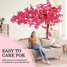 6ft Artificial Bougainvillea Tree, Tall Decorative Faux Bougainvillea Tree