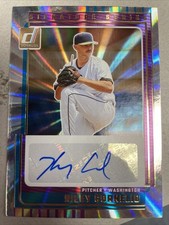 2025 Donruss Baseball Riley Cornelio Signature Series Laser #SG-RCM AUTO
