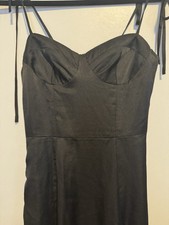 Classic Black Slip Dress Spaghetti Straps, SizeXs