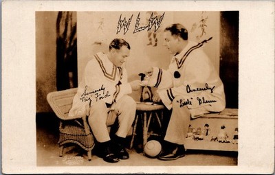 RPPC Ford & Glenn Lullaby Boys WLW Cincinnati Radio Personalities Signed