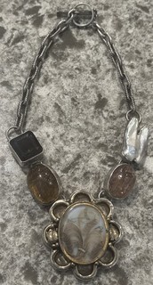 Vintage Beautiful REBECCA COLLINS NECKLACE 131.4 Grams 16” Long