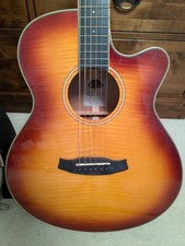 Tanglewood TW4 E FM solid top electro acoustic guitar