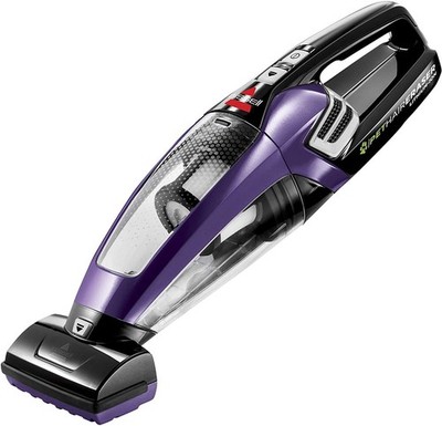 NEW Bissell Pet Hair Eraser Lithium Ion Cordless Hand Vacuum Purple 2390A 