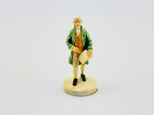 Vintage Copr. 1949 Sebastian Thomas Jefferson Green Coat Ceramic Figurine 3.5"