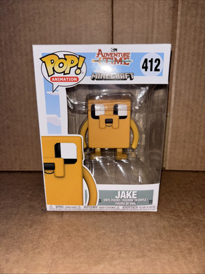 Funko Pop Vinyl Adventure Time x Minecraft Jake 412 UK