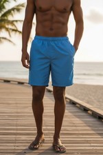 Kanu Surf Swim Trunks Mens Size XL Swimwear Blue Board Cargo Shorts
