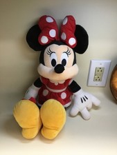 Minnie Mouse Plush Disney Store 18 Polka Dot Red Dress 2018