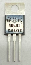 5 pcs Op Amp Linear Voltage Regulator MC7805ACT 5V 1A