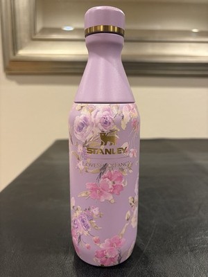 Stanley x Love Shack Fancy All Day Slim Bottle 12 Oz Happy Thoughts