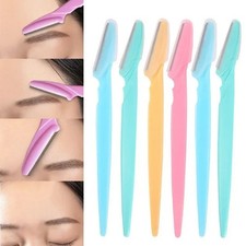 Eyebrow Razor Shaver Blade Face Hair Trimmer Makeup Beauty Dermaplaning 10 Pcs