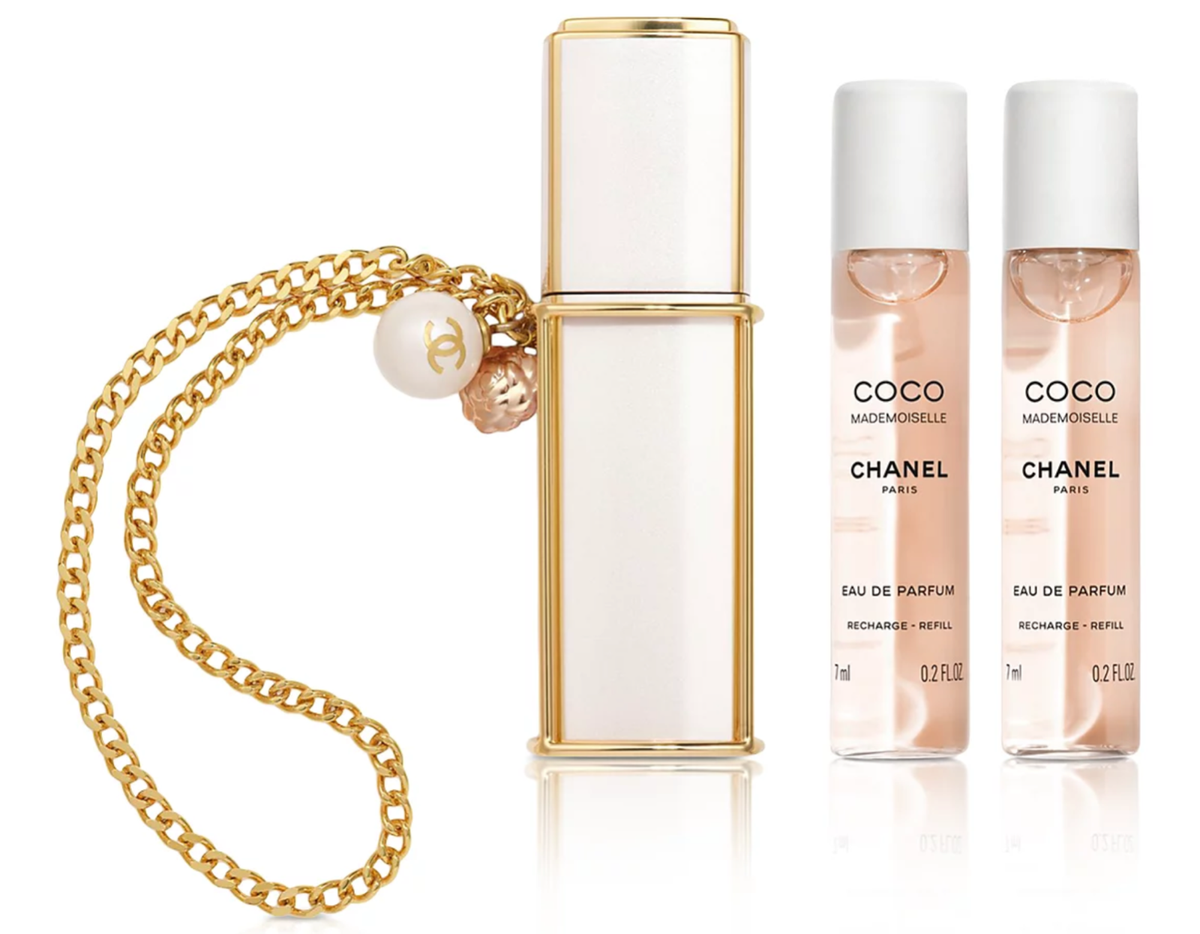 NEW CHANEL COCO MADEMOISELLE EDP 3 x 0.2fl.oz PURSE SPRAY GIFT SET