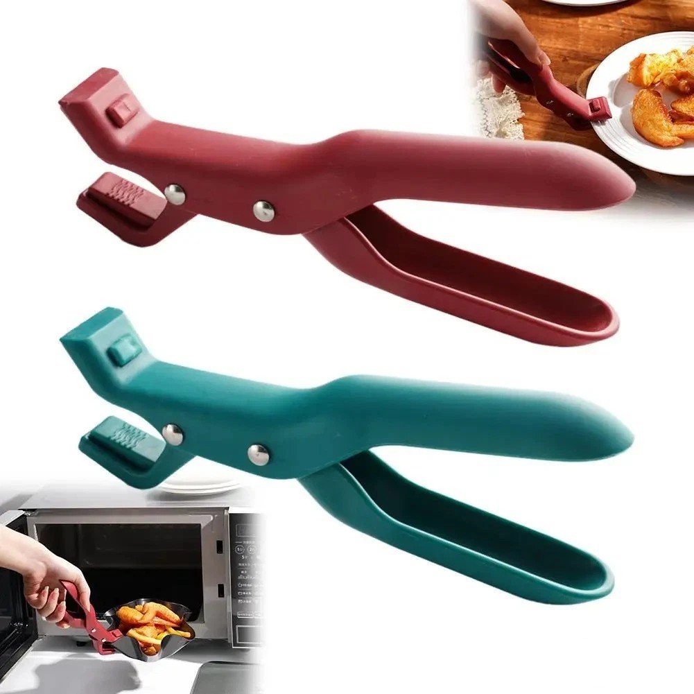 Buy 2x Hot Bowl Gripper Anti-Scalding Hot Plate Tongs Bowl Clips Kitchen Gadget Tool – Best Price & Deal