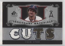 2007 SP Legendary Cuts Legendary Materials Dual 29/125 Fred Lynn #LM-FL1 04br