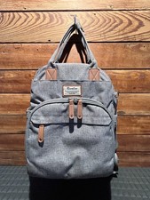 Ruvalino Large Multifunction Diaper Bag Backpack Heather Gray