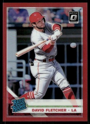 2019 Donruss Optic Red Pandora #36 David Fletcher RR /99 - BB