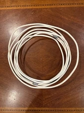 Coax Cable White TV Antenna Satellite 20 Foot
